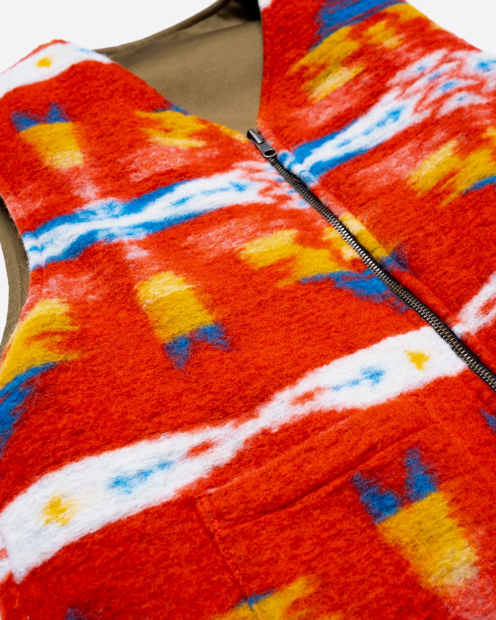 Comfy Fit Matte Fabric Ltd. Edition Deck Vest Joshua Wool Drap/Red