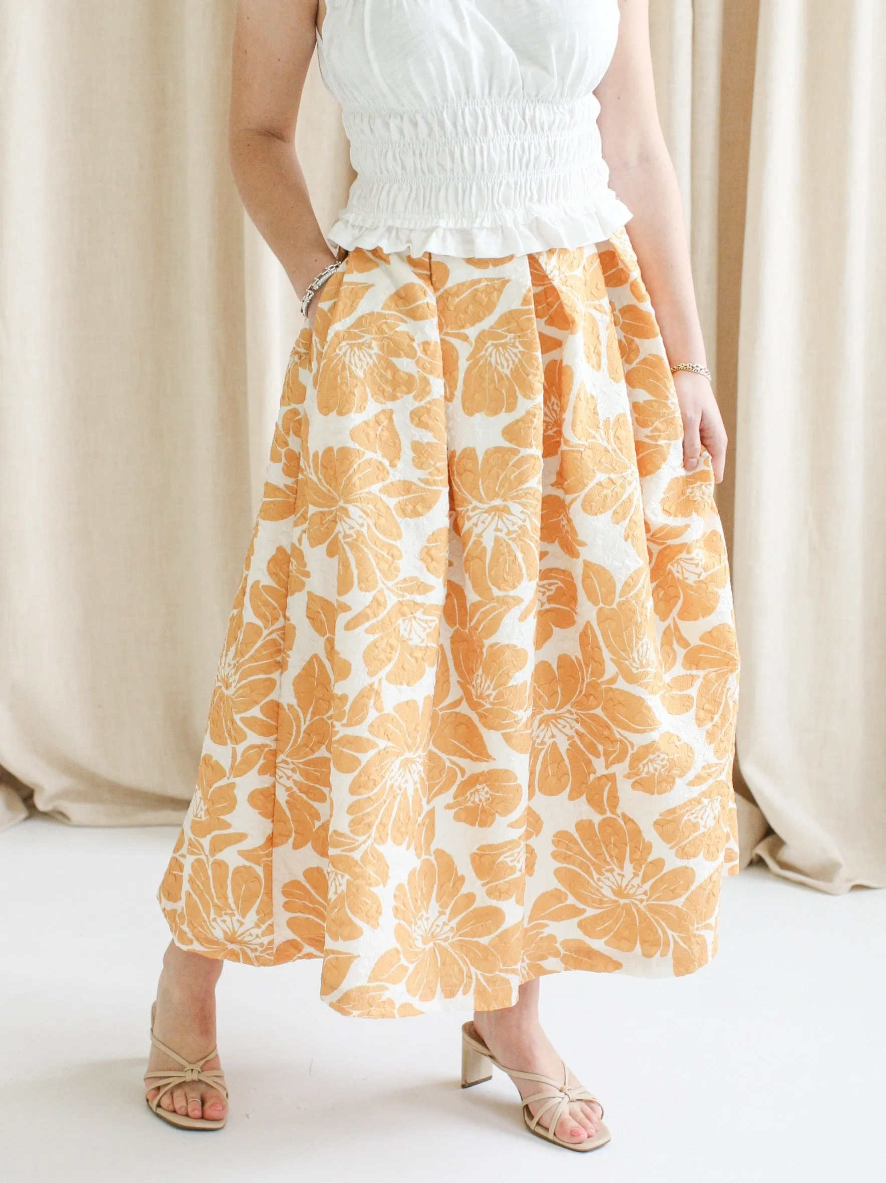Maria Floral Skirt Tonal Look Lightwear Look