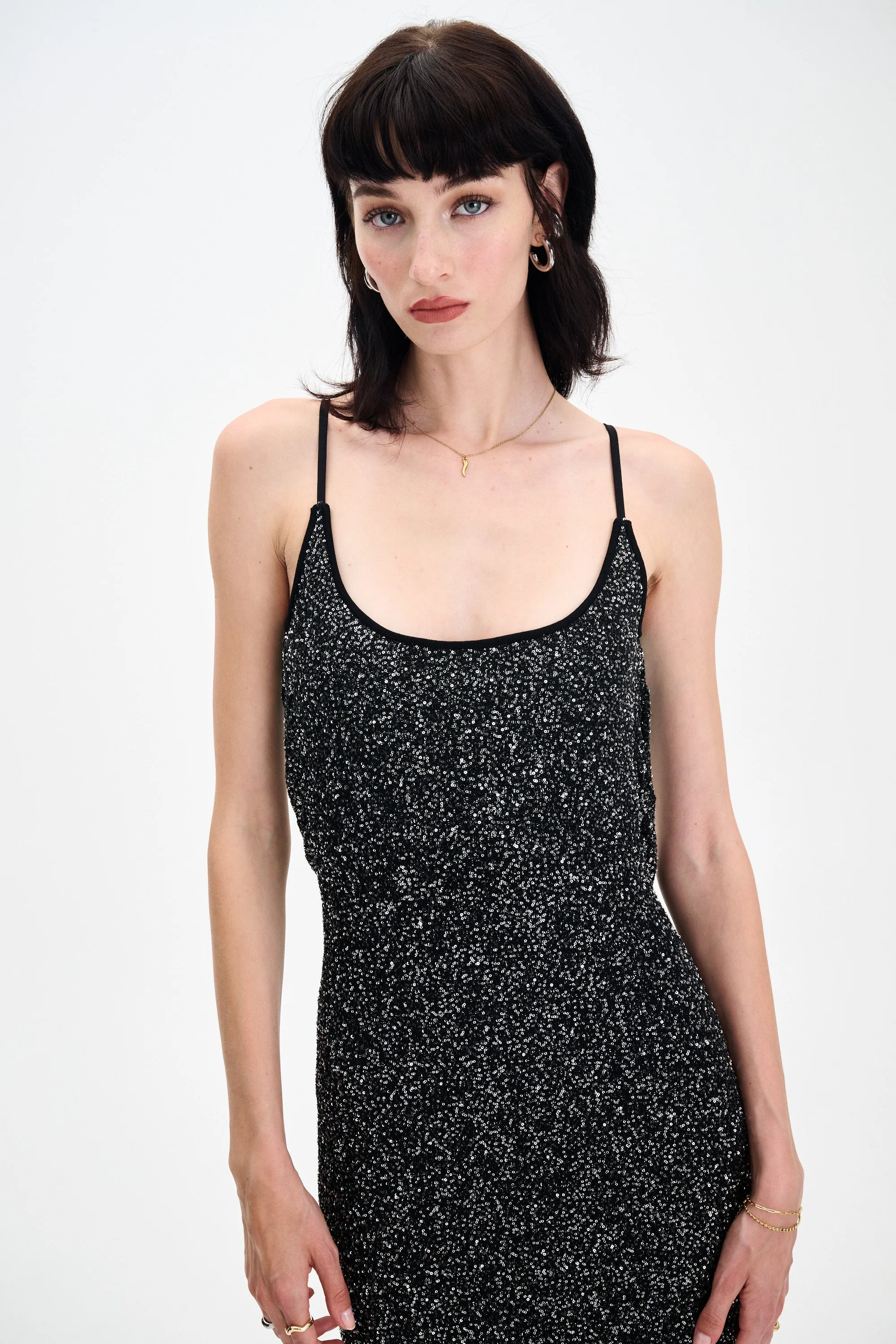 Year Round NATASHA SEQUINS MAXI DRESS