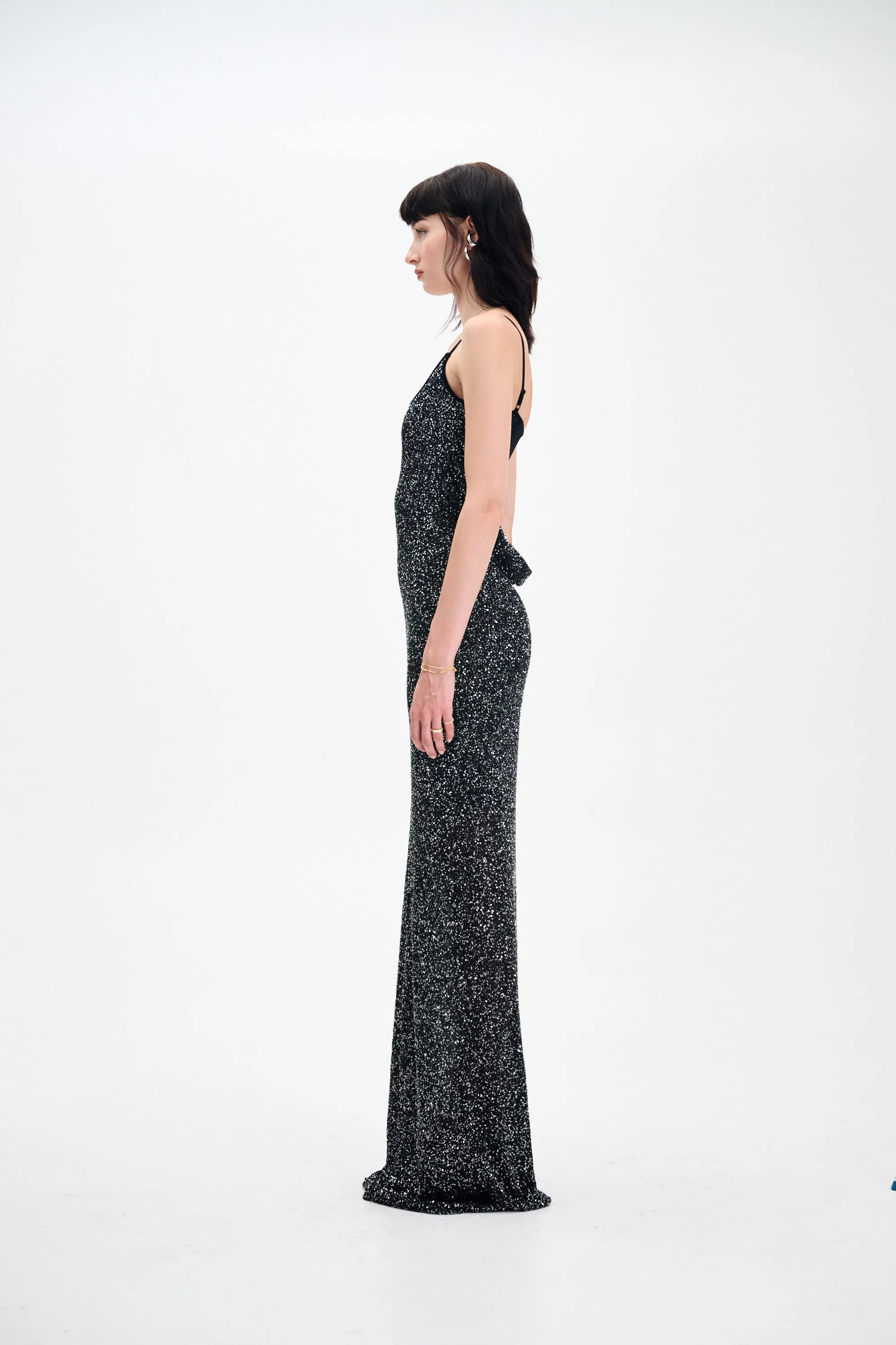 Perfect for Travel NATASHA SEQUINS MAXI DRESS