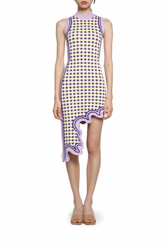 Relaxed Movement Fresh Style Lydia Wavy Asymmetric Dress