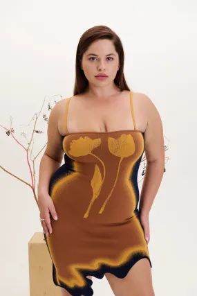 LYNDON WAVY MINI DRESS Comfortable fit dress for all body types Curve Friendly