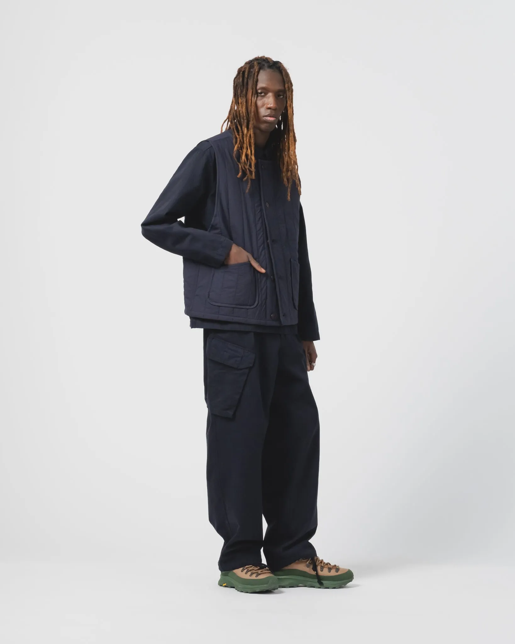 Barrage Vest Quilted Cotton Inkt Durable Chill Piece