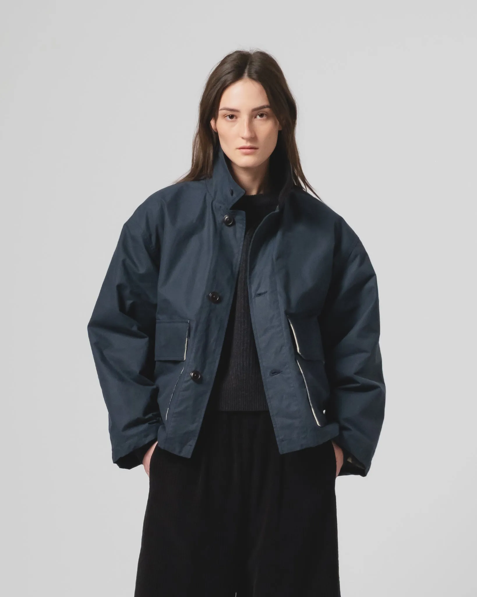 Creek Jacket Dry Wax Cotton Eclipse Waterproof Zipper Closure