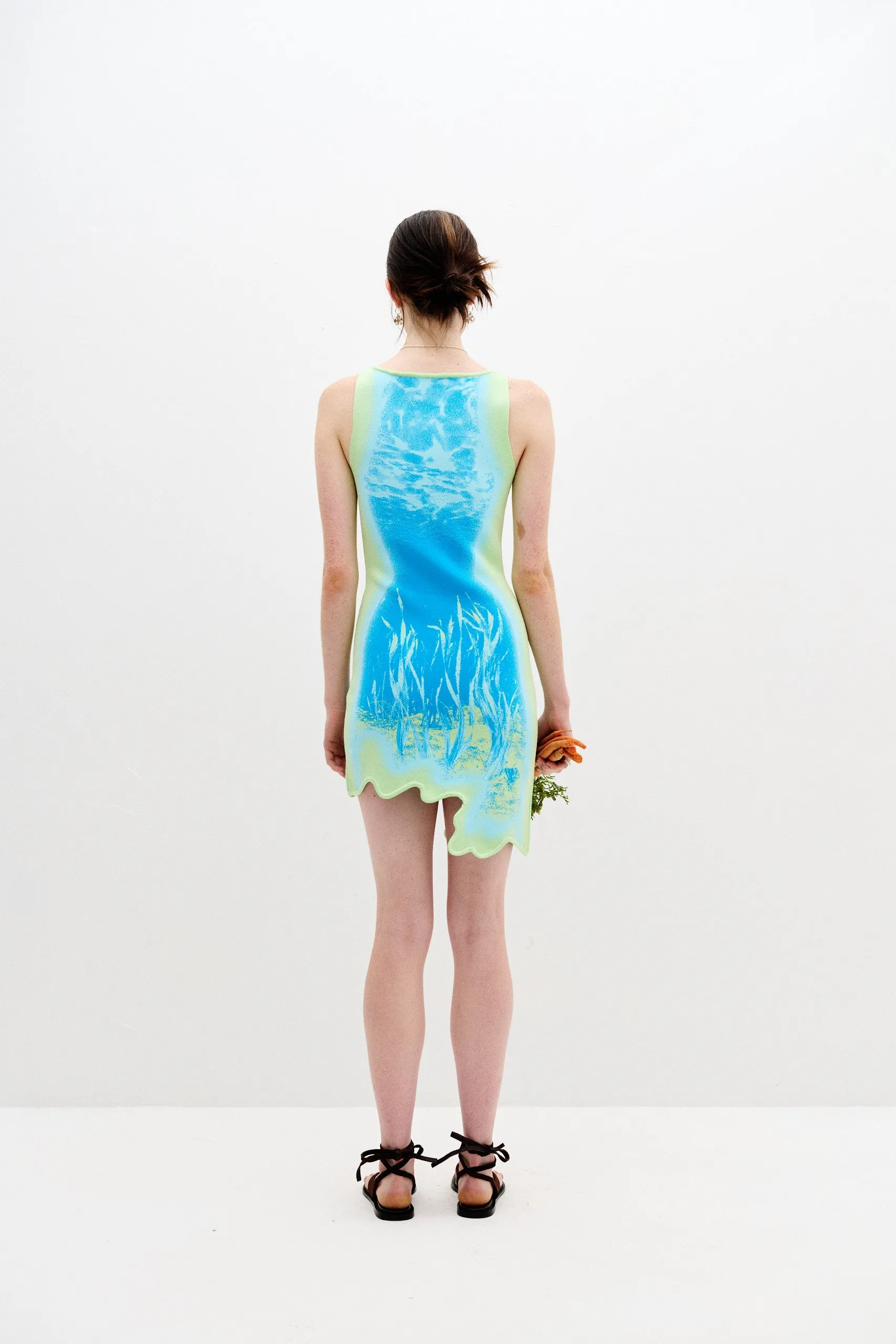 MAPLE REVERSIBLE MINI WAVY DRESS Elegant Touch Casual Style Wear