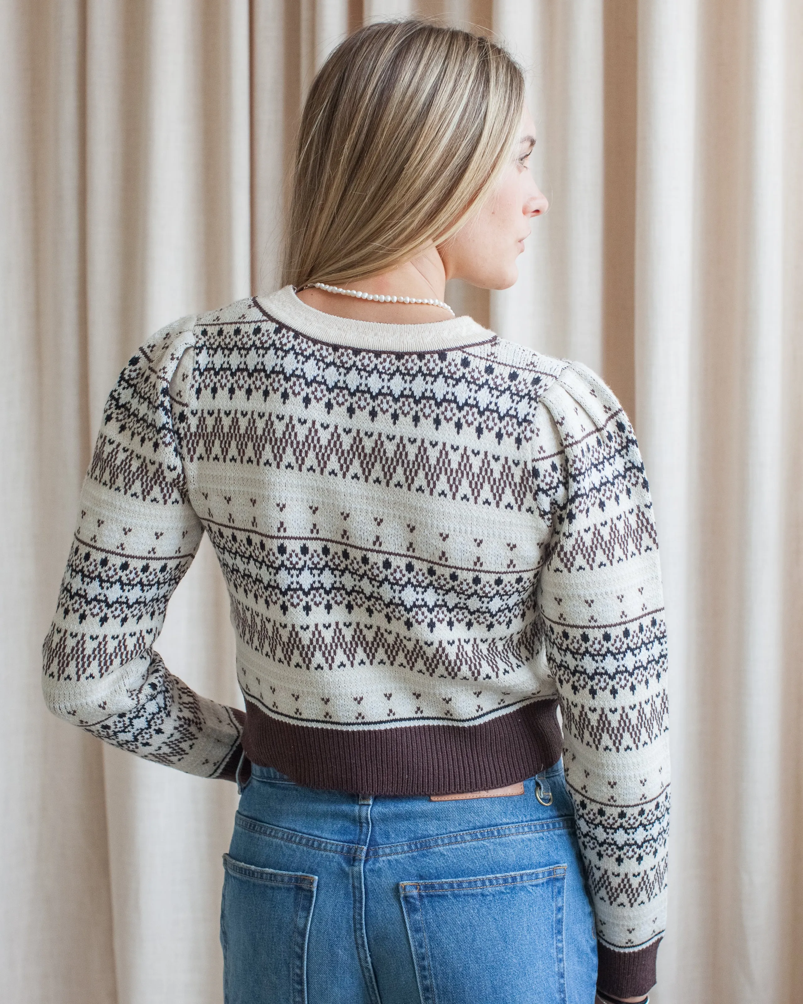 Marley Knit Sweater Hypoallergenic Fiber Basic Layer