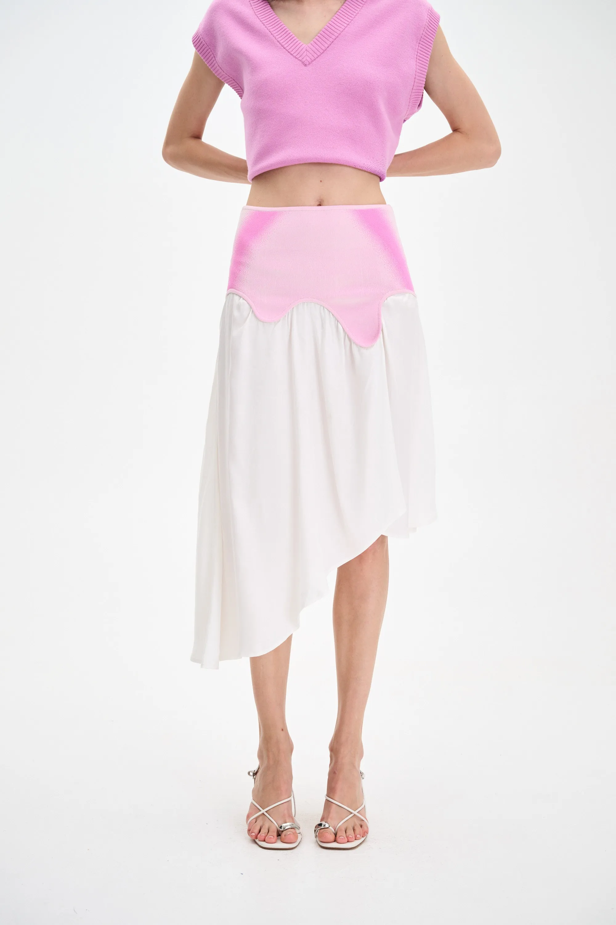 Non Bulk MEDUSA MIXED MEDIA SKIRT