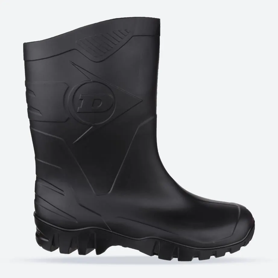 Eco Material Outdoor Explorer Men's Wide Fit Dunlop Dee Calf Length Wellington Boots