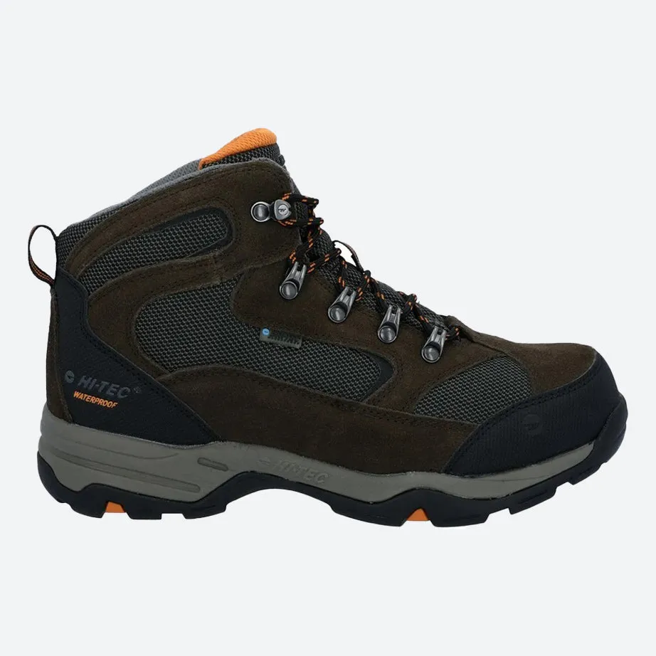 Men's Wide Fit Hi-Tec Storm Hiking Boots Grippy Outsole River Crossing Outdoor Adventure