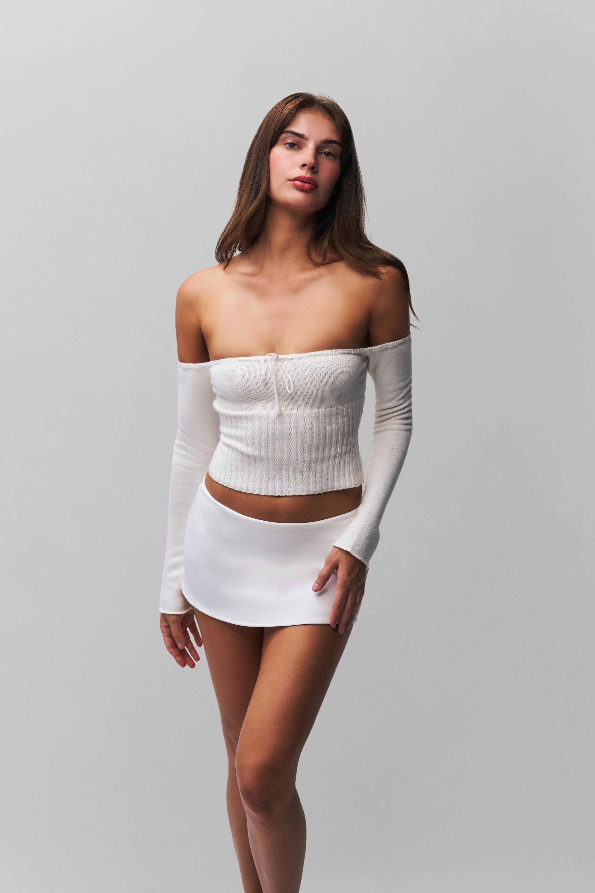 Micro Mini Stretch Skirt Winter Staple Knee Length