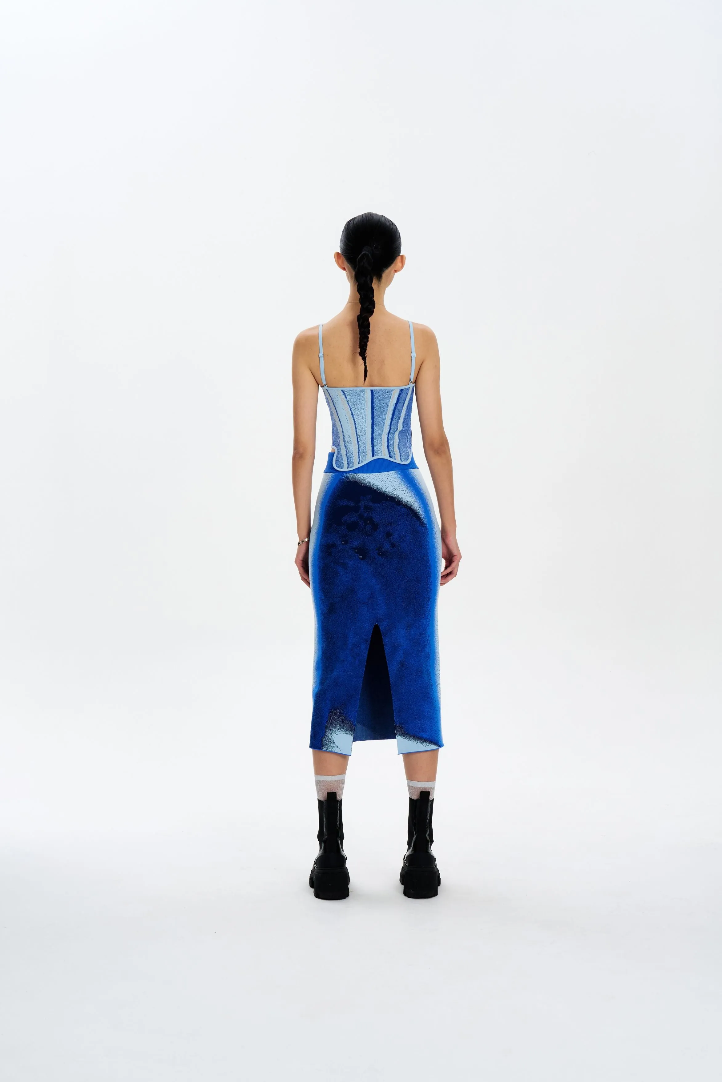 Modular Layering System HeavyweightThermal MILA DENIM PRINT TANK TOP