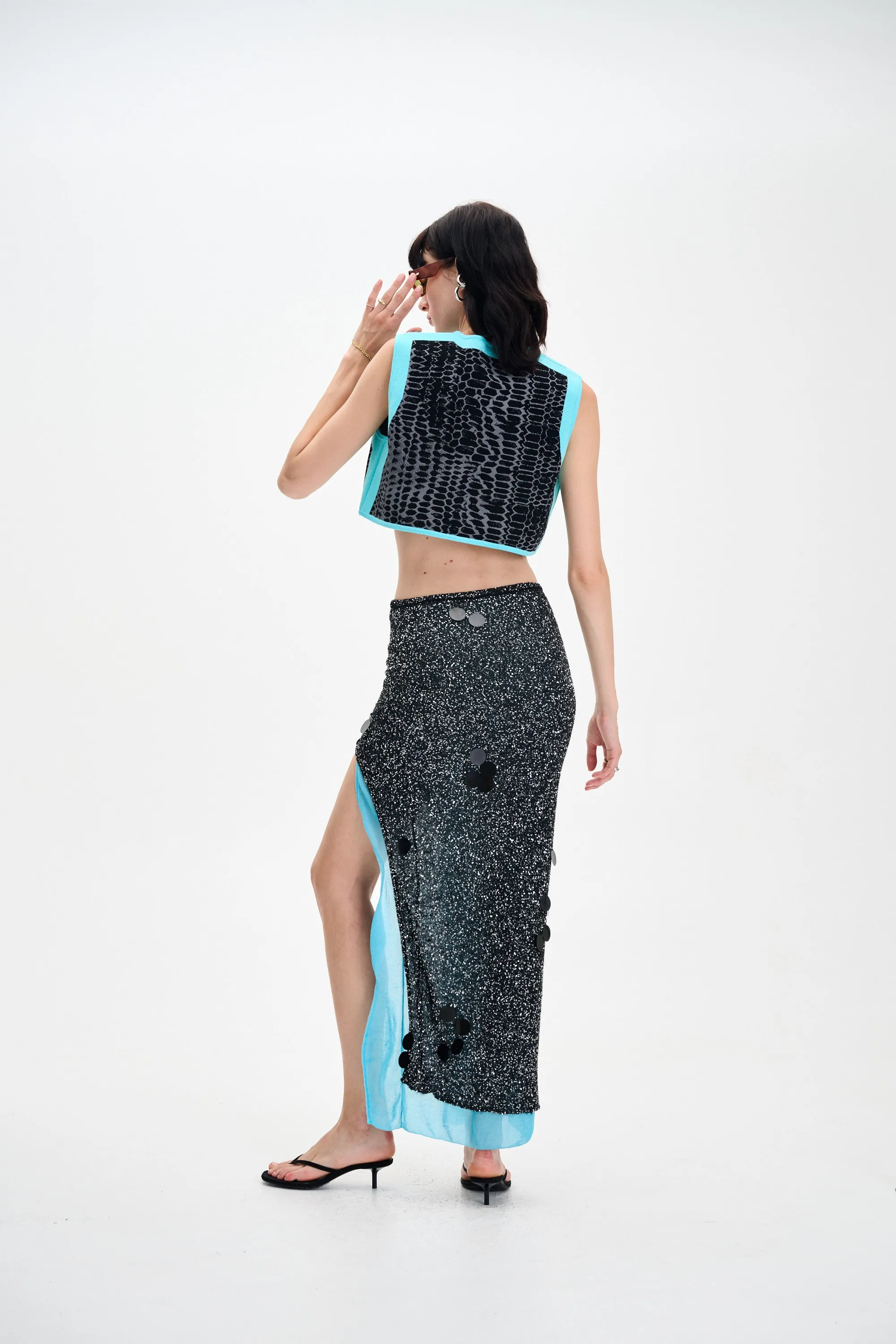 DOLLY SEQUINS LONG SKIRT Casual Performance