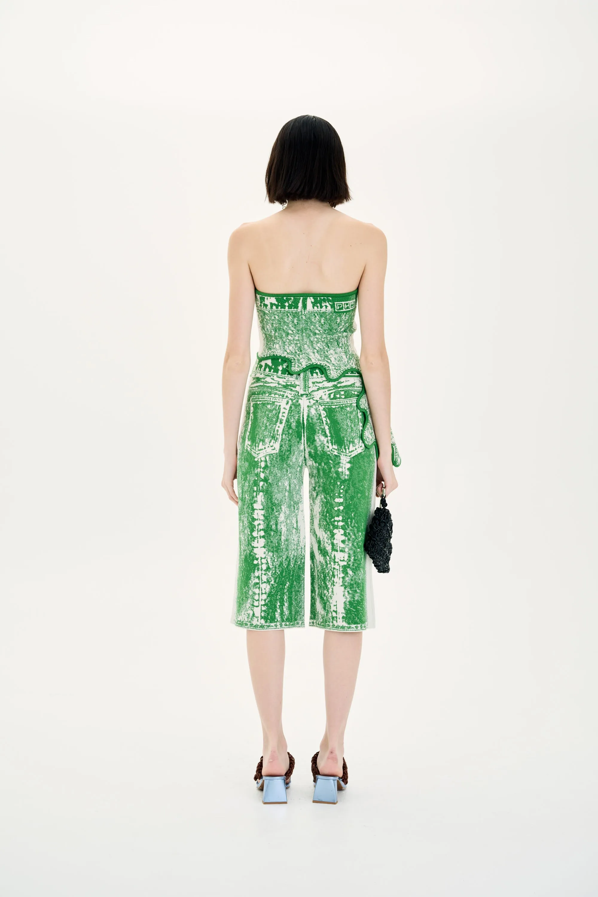 FlexibleSole Reinforced Stress Points JUNIPER UV REACTIVE WAVY BRA TOP