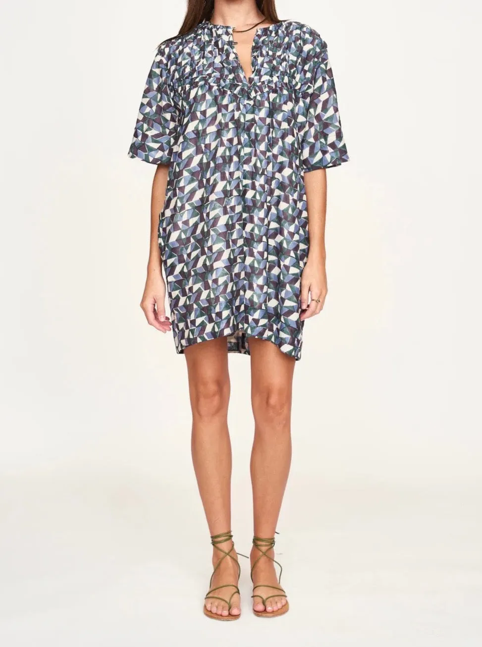 Daily Mood Mirth Marrakesh Dress in Seaglass in Aegean