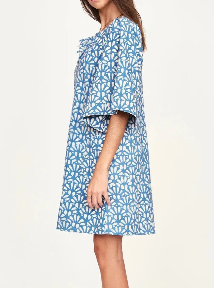 Mirth Short Dress Tellis in Indigo Aura Glow Low Key