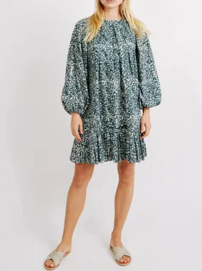 Mirth Somerset Drop Waist Dress in Forest Love Glow