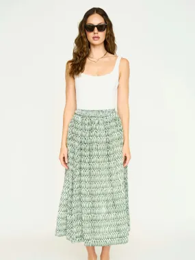 Versatile Fit Mirth Verona Skirt in Kelp Minnow