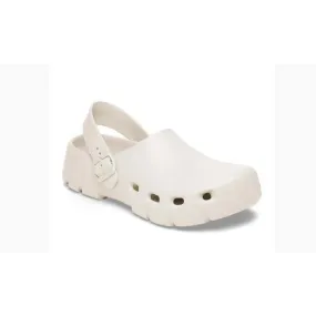 Comfortable ankle support Womens Birkenstock Birki Flow in Eggshell