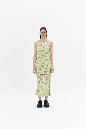 Chilly Wear Easy Go MORGAN CROCHET LONG TANK DRESS