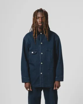 Moisture Control Fibers Alcatraz Jacket Enigma Denim Blue