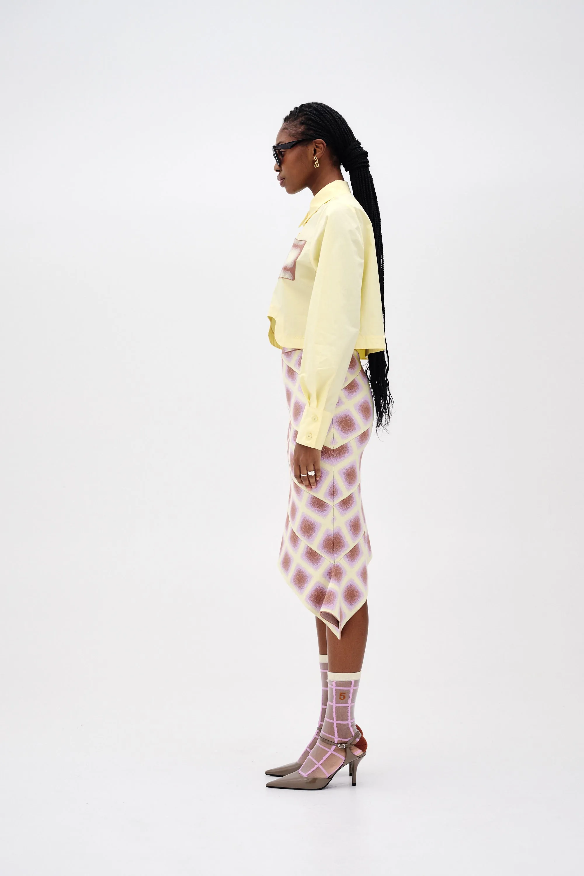 NALA COTTON CROPPED SHIRT VentilatedMesh