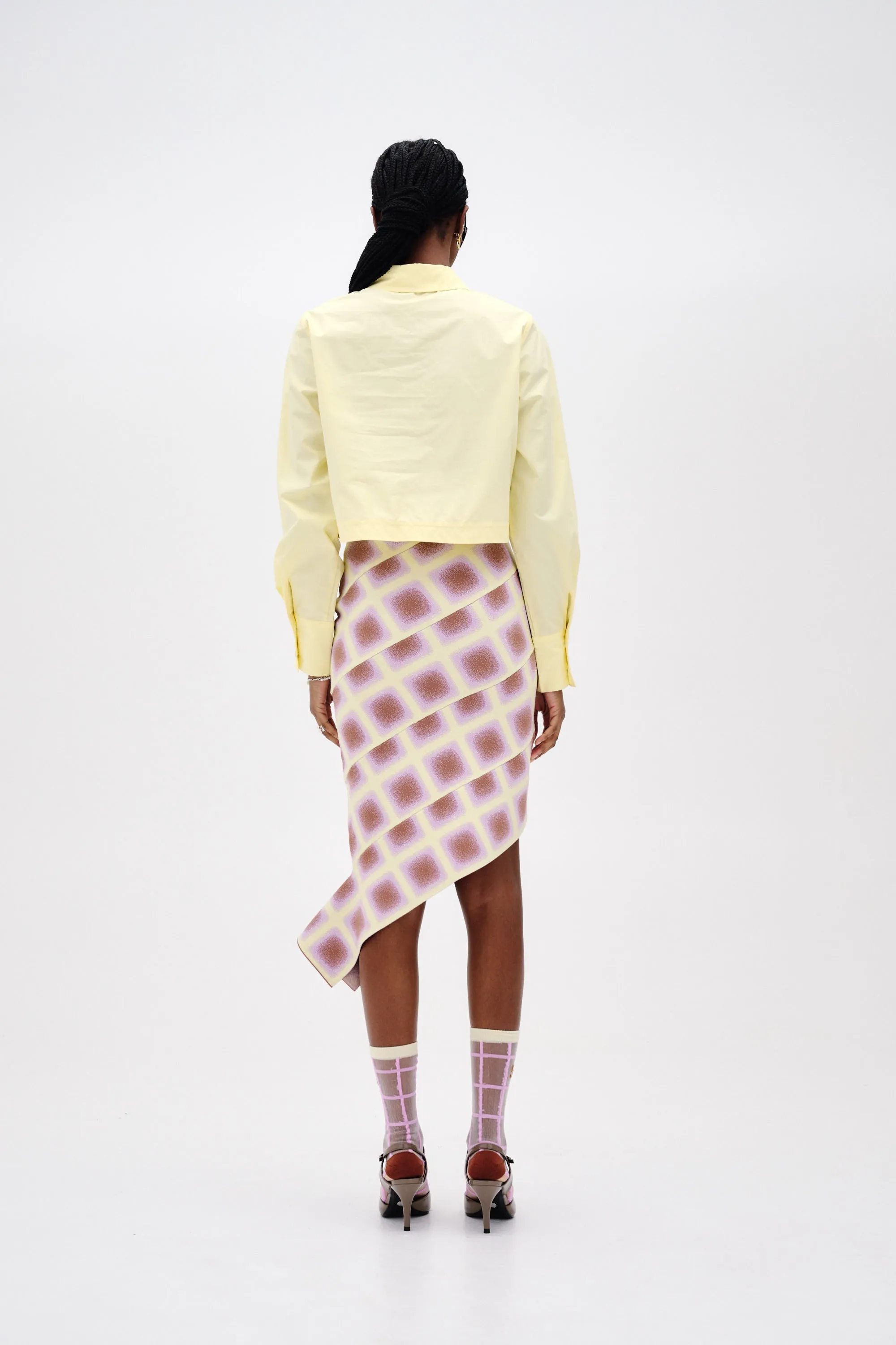 NALA COTTON CROPPED SHIRT OdorResistant Fabric