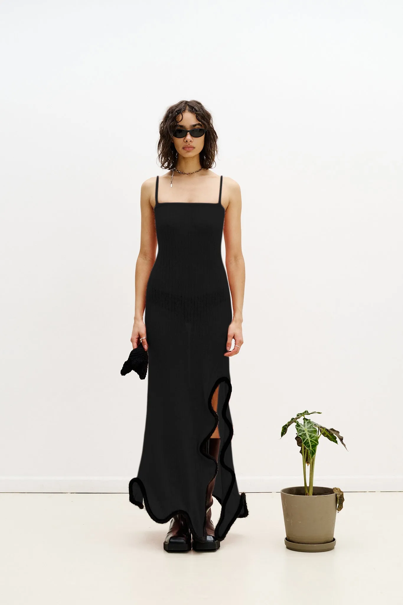 NALIN ALPACA WAVY TANK DRESS Quick Look