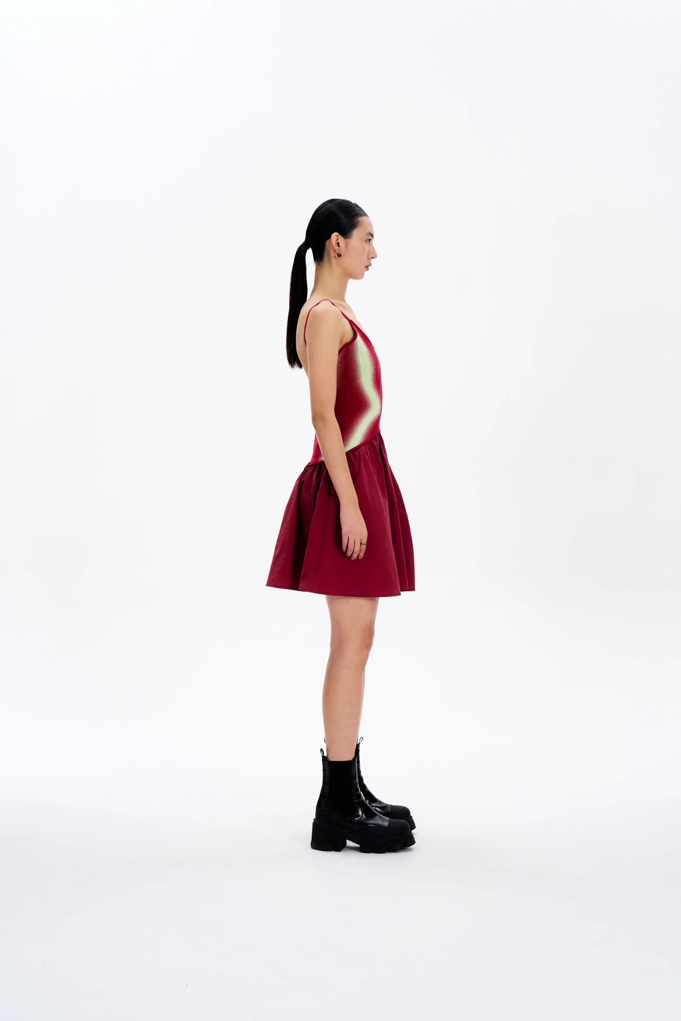 Smart touch Balanced Light NAOMI MIXED MEDIA MINI DRESS