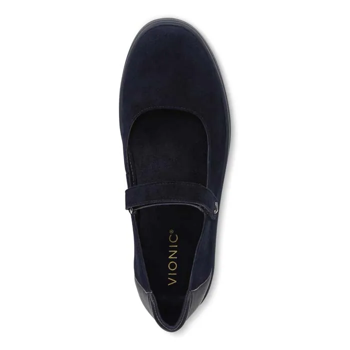 Womens Vionic Uptown Mary Jane in Navy Blazer Bounce Step