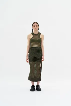 MORGAN CROCHET LONG TANK DRESS Walk Grace