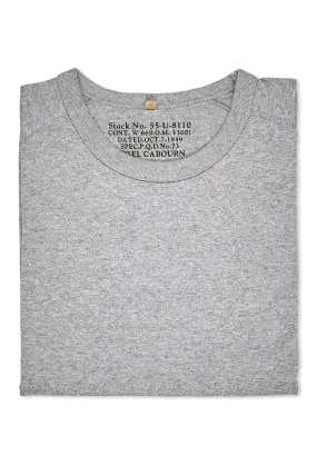 Subtle patterns Camouflage Style Nigel Cabourn Ladies Grey Classic Crew Neck T-Shirt