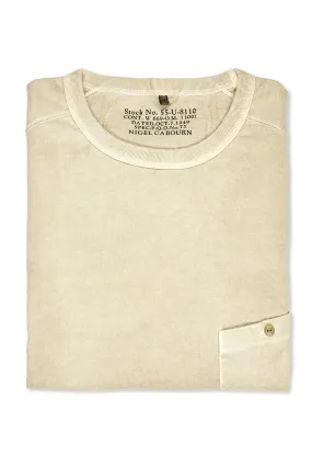 Timeless Comfort Sleepwear Nigel Cabourn Sand 9.5oz Basic Pigment T-shirt