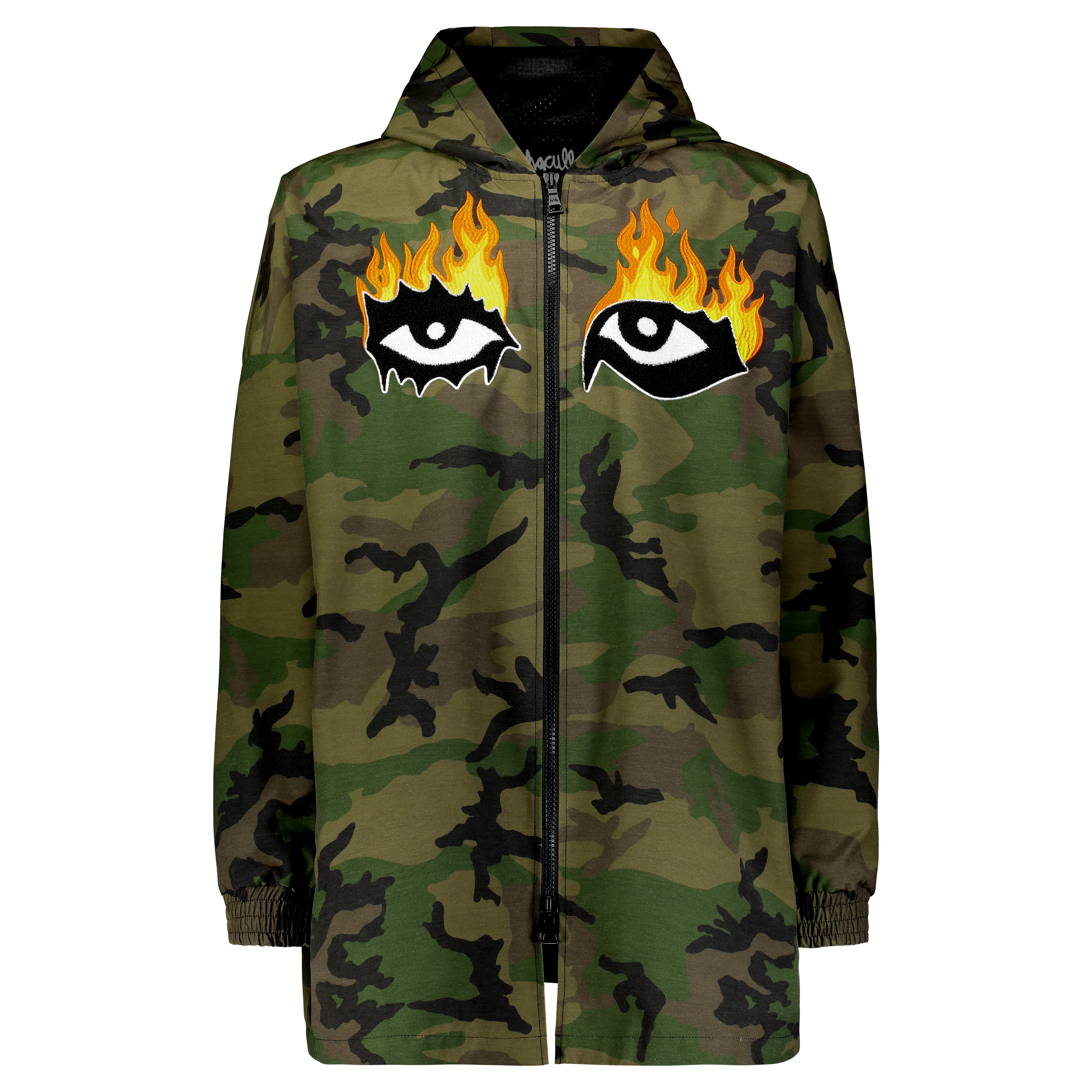 EYES ON FIRE JACKET CAMO FullCoverageHood