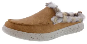 Collapsible Heel Skechers Women's Bobs Skipper Wild Tiger Memory Foam Slip On Slippers