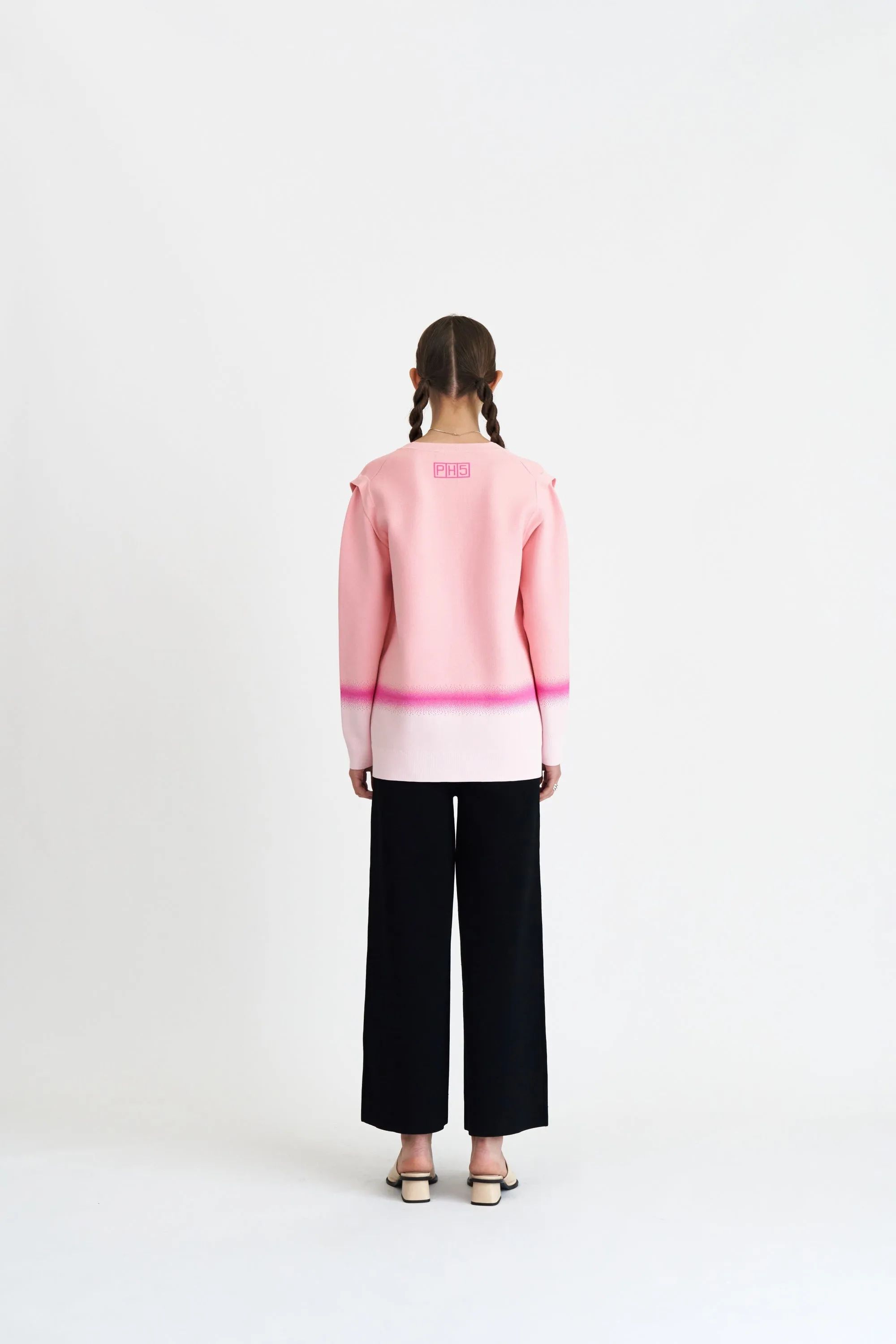 NOEL OVERSIZED CARDIGAN WITH DETACHABLE SLEEVES Abrasion Resistant Edges