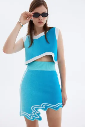 Trendy Design NOVA WAVY MINI SKIRT