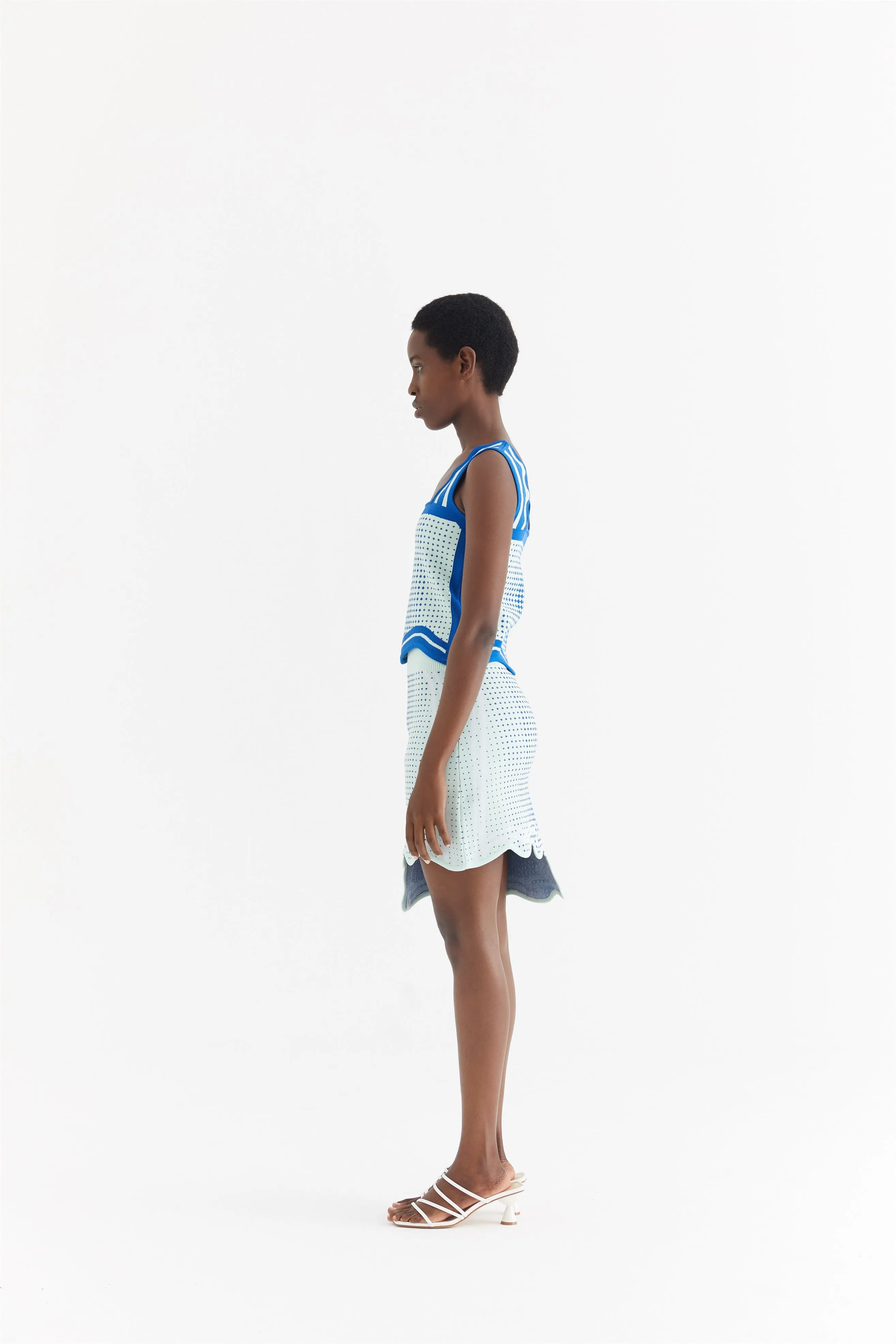 Practical Comfort NOVA WAVY MINI SKIRT