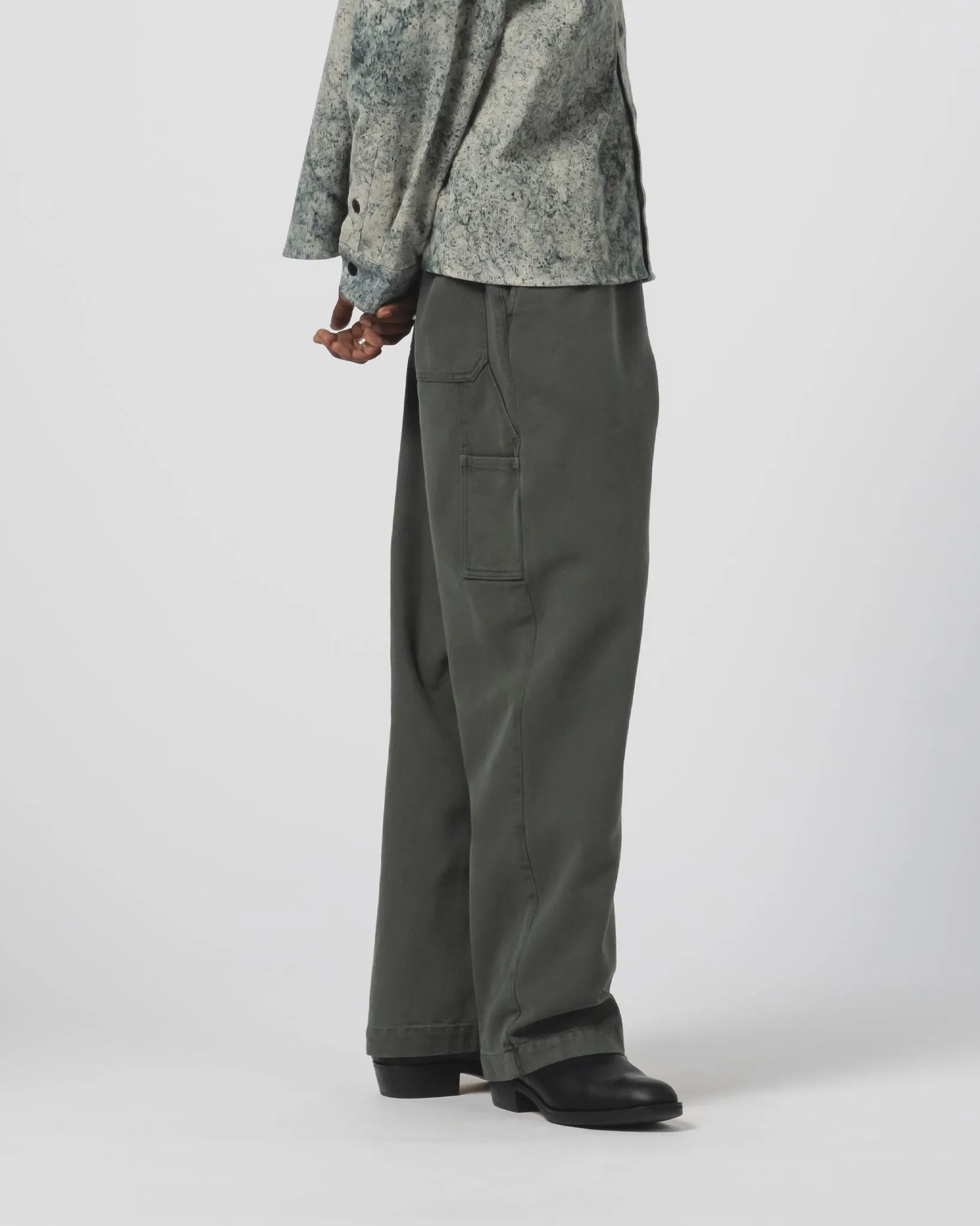 Oakland Chino Canvas Forest Green Breathable Base