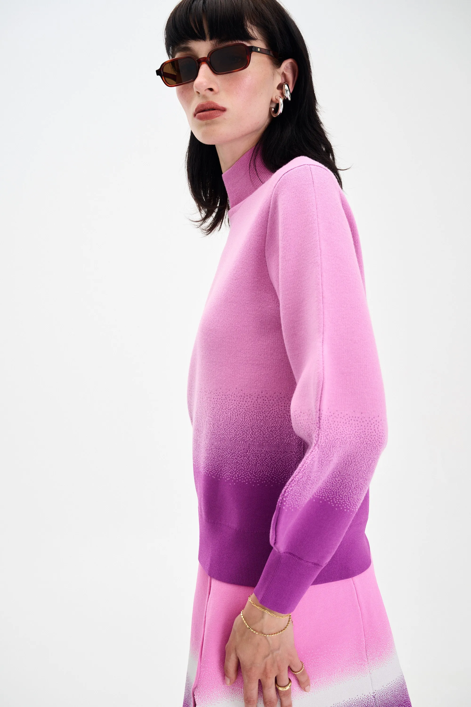 MoistureWickingMaterial EasyCareMaterial LIKO MOCKNECK PULLOVER