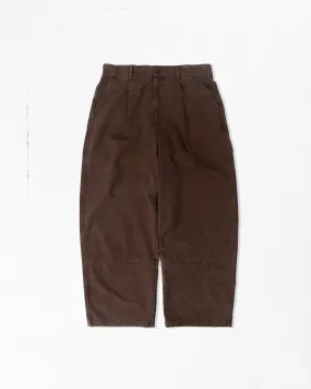 Anti Pilling Finish Earth Washed Pleated Pants