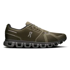 On Running Men's Cloud 6 Olive/Eclipse Everyday Flex Steady Pace