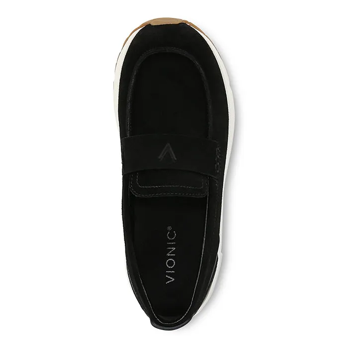 Womens Vionic 23Walk Loafer in Black Look Walk