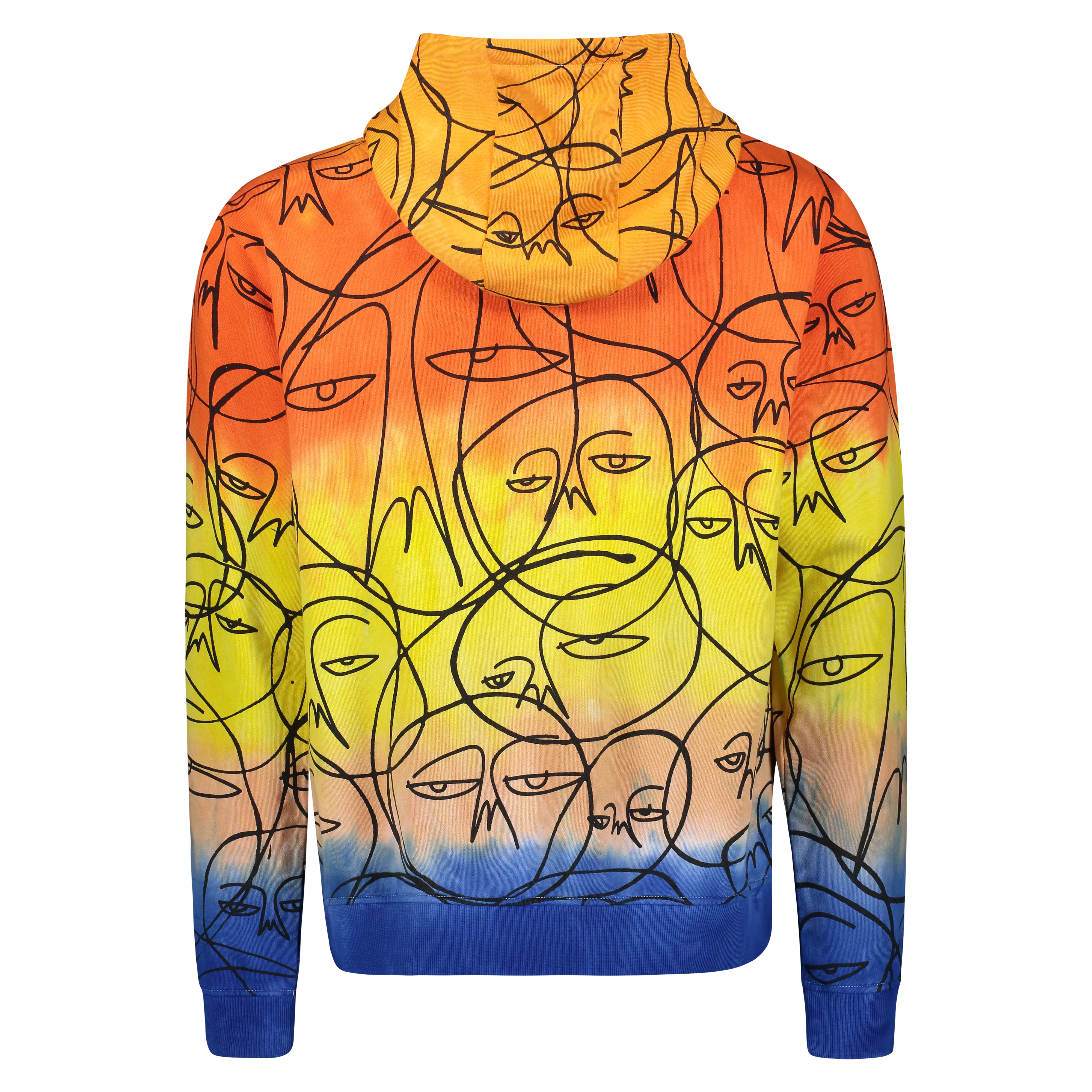 ONE OF A KIND DIP DYE HOODIE DIP DYE/MULTI adult preference cool-toned