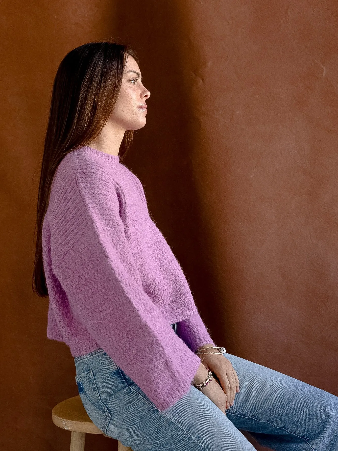 Orchid Dolman Sweater Dynamic Ventilation Panels