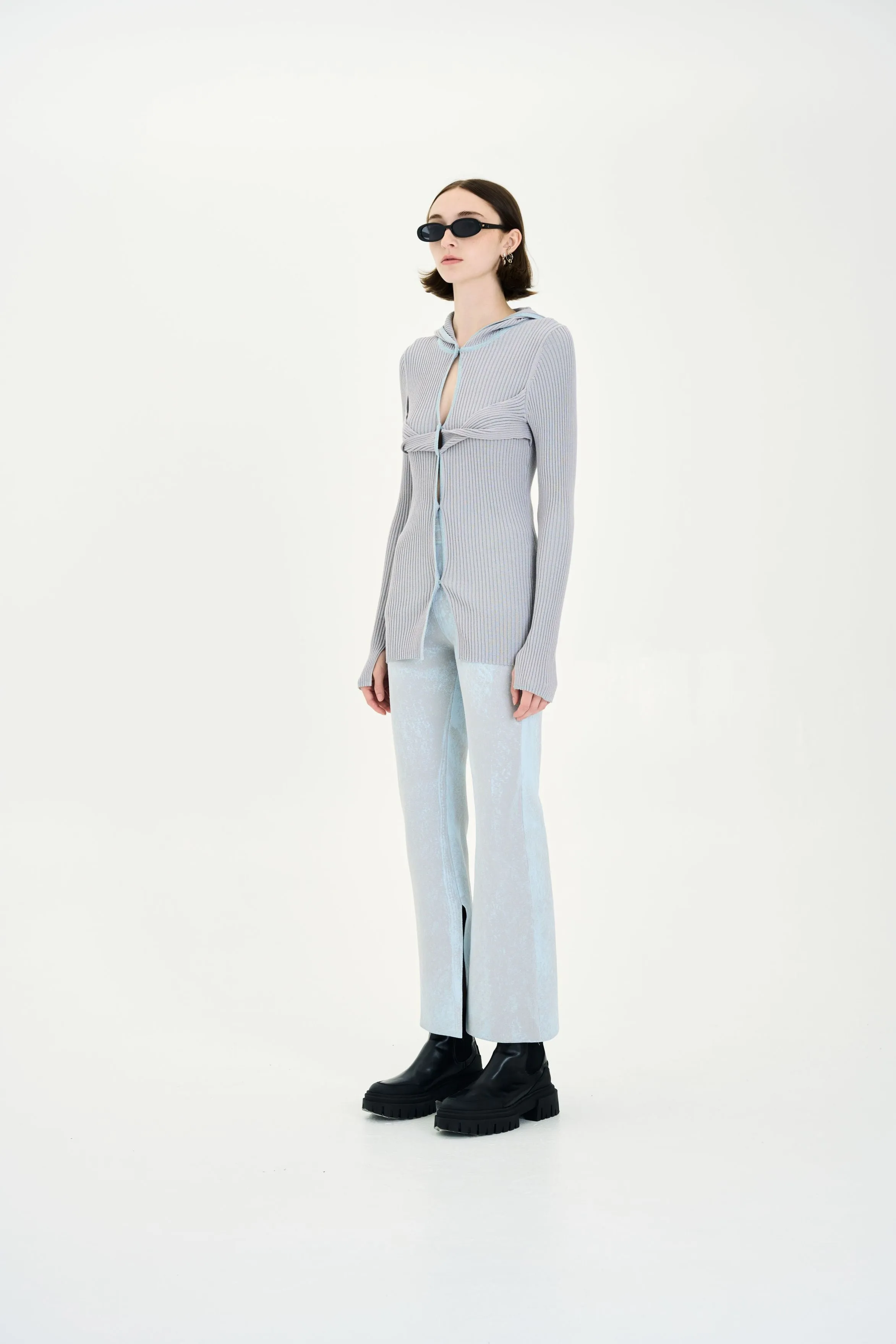 ORCHID METALLIC LONG SLEEVE HOODY Cool Season