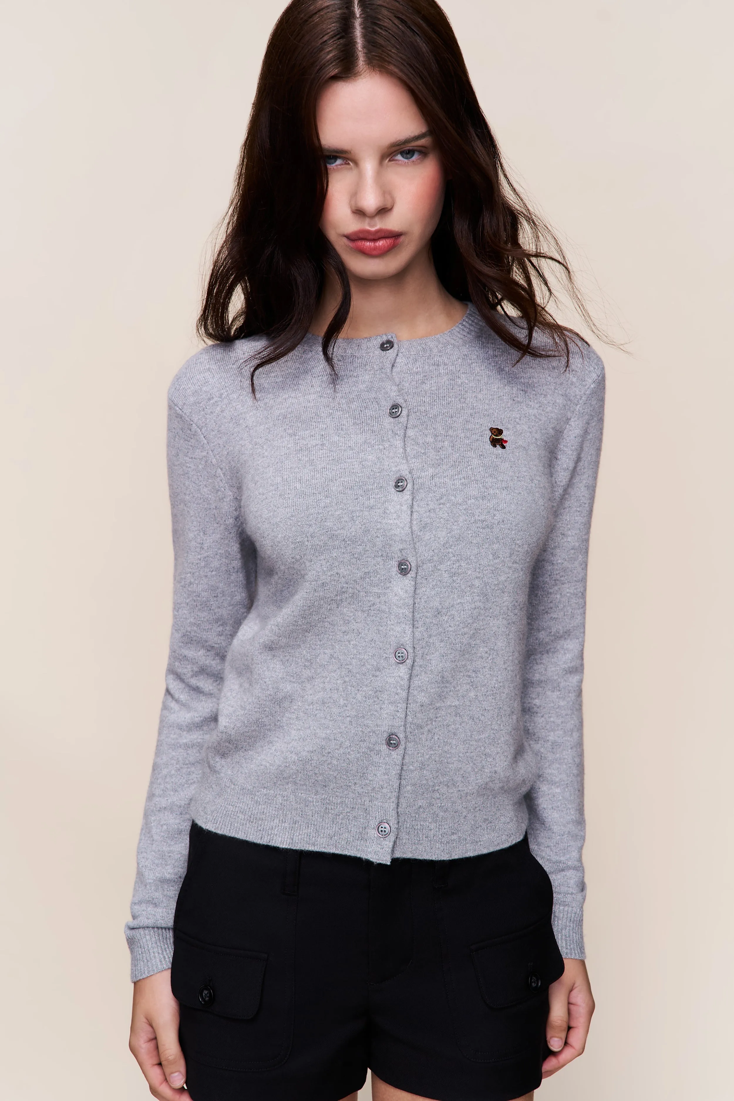 June Relaxed Wool Cardigan Casual Comfort Fit Trendy Look