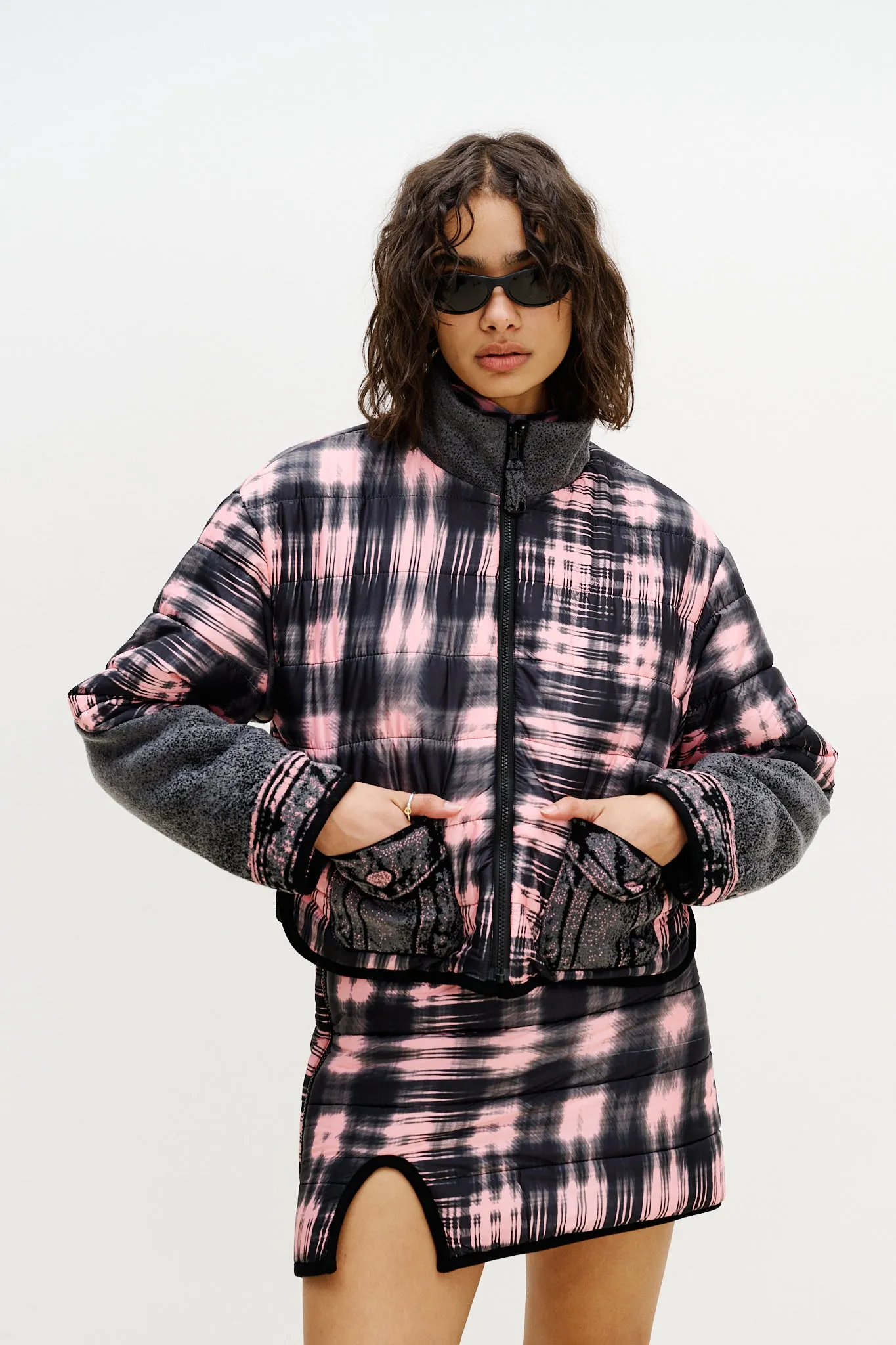 ORORO REVERSIBLE QUILTED JACKET Comfy Layers Wrinkle resistant fabric