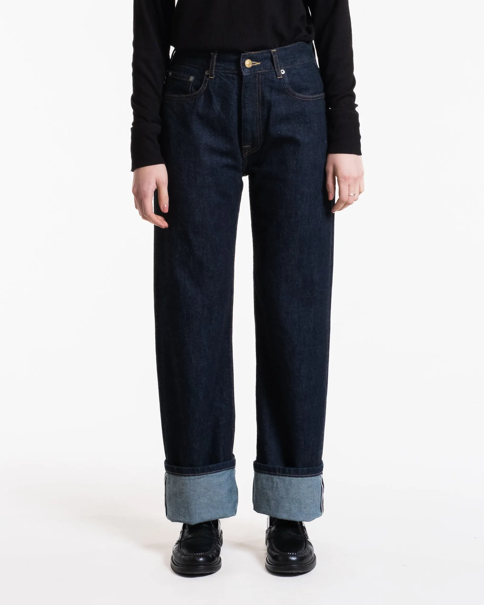 G.o.D Georgia Straight Selvedge Eco Denim Tagless label Side Pockets