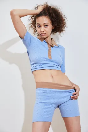 ArticulatedJoints Active Comfort Fit CASSIA hydraKNIT ECOVERO SHORTS blue