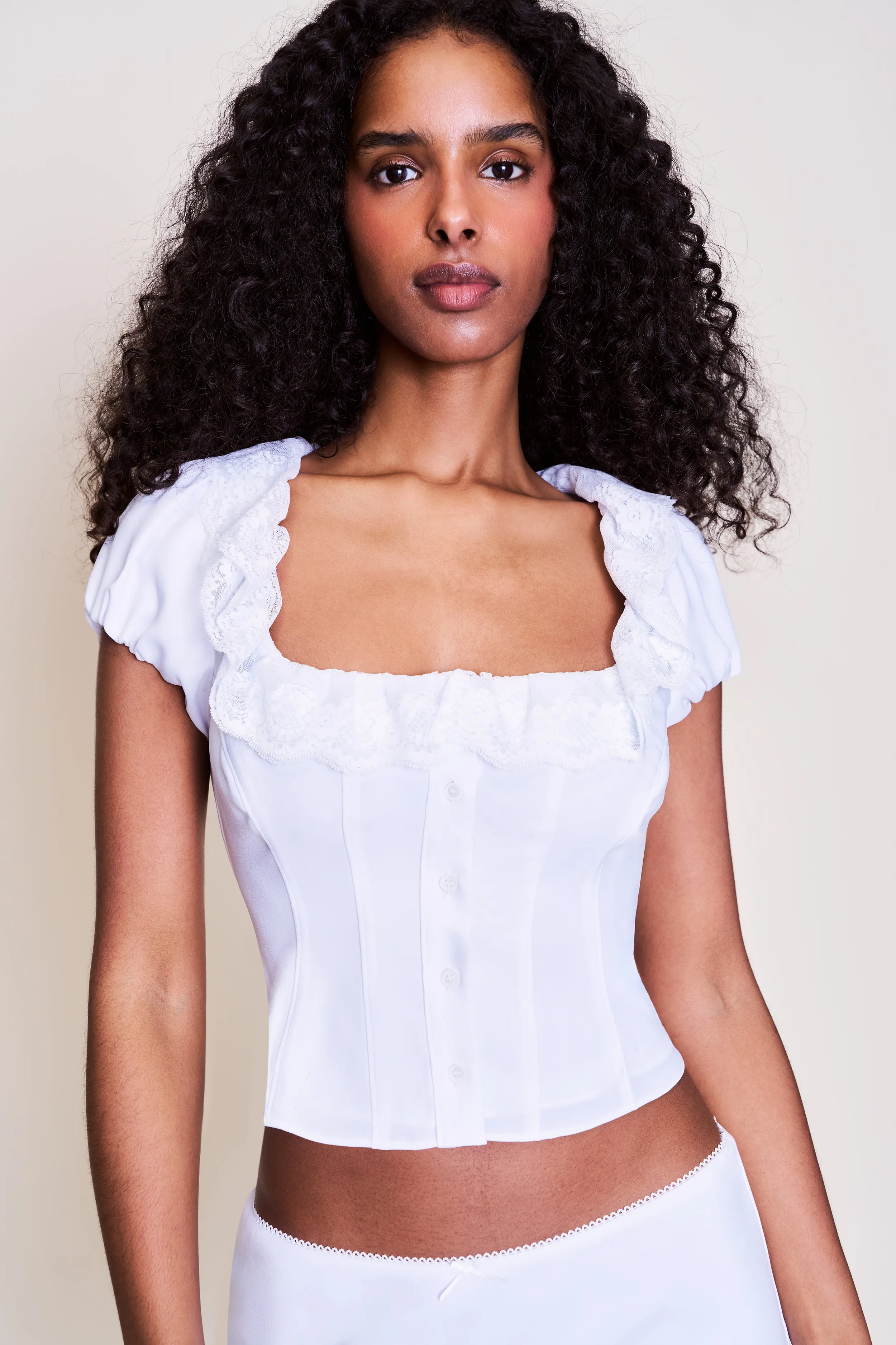 Moisture Control Technology Multi Pocket Configuration Paloma Short Sleeve Top